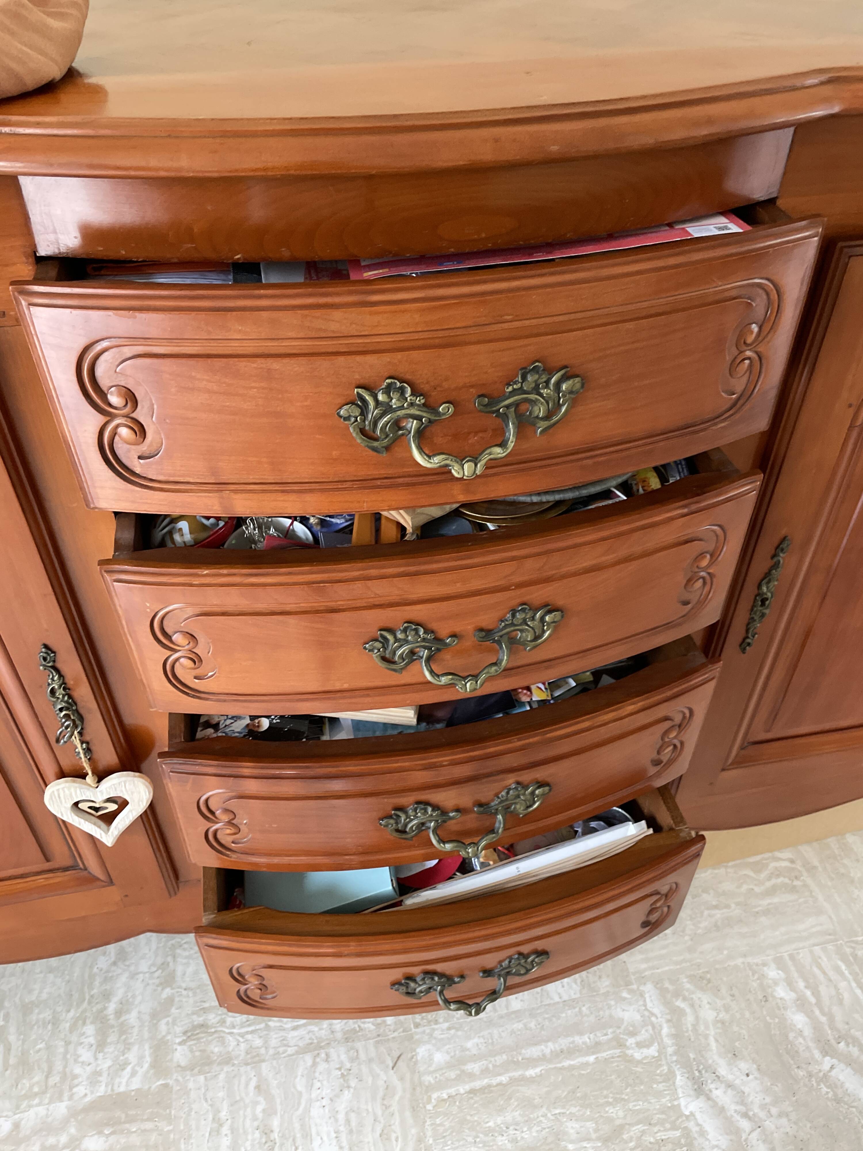 Low buffet in cherry wood