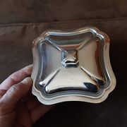 Vintage metal sugar bowl