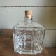 Old glass and cork bottle