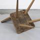 Chaise d'appoint d'art populaire primitif