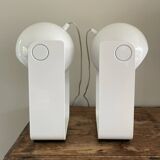 Vintage Table Lamp White Space Age Look Massive 90's design