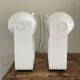 Vintage Table Lamp White Space Age Look Massive 90's design