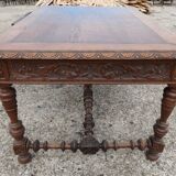 Renaissance style oak desk