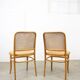 Paire de chaises vintage n°811 en bois courbé