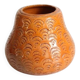Ancient Albi pottery in glazed terracotta, ceramic vase.