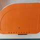 Vintage orange bread hutch