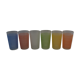 Series 6 colored granite glasses