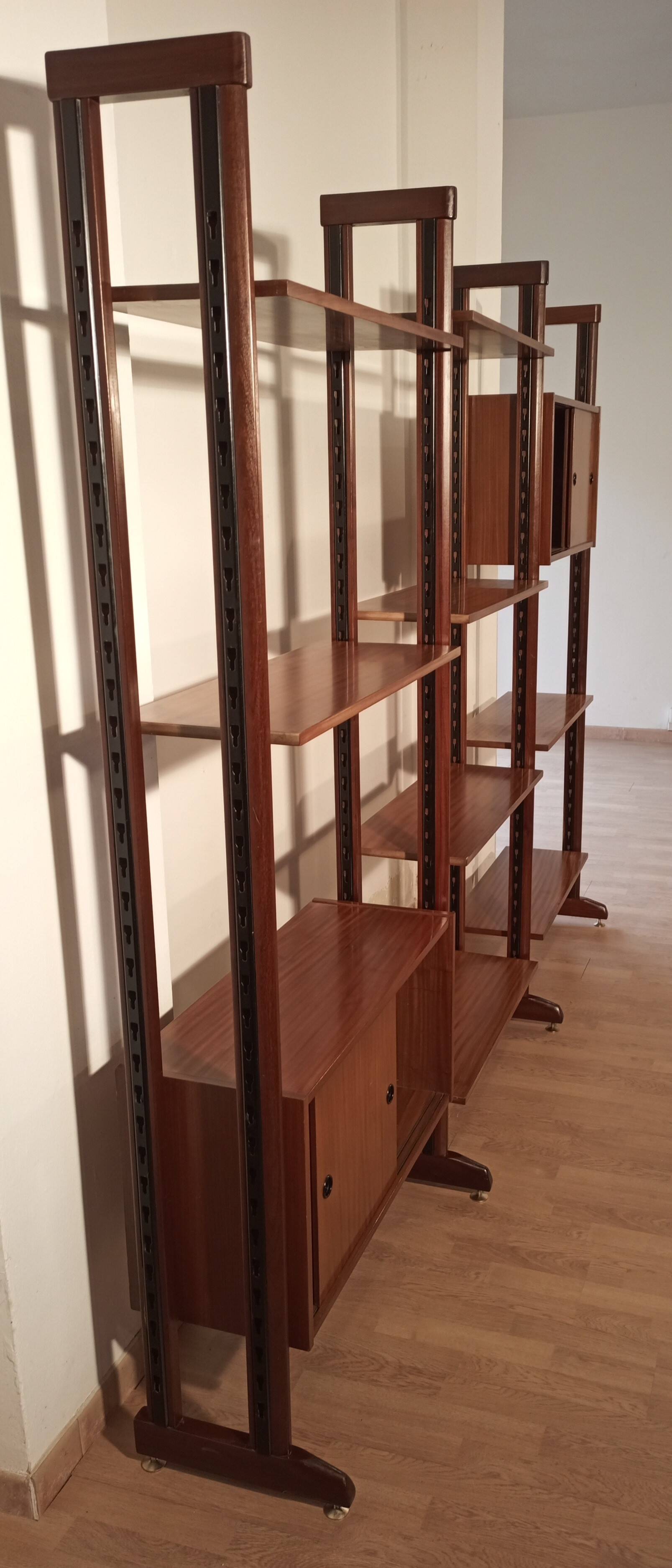 Vintage Modular Teak Bookcase, 1960s