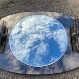 Mirror illuminating bathroom design, 79x60 cm
