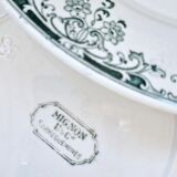 Set of 3 plates earth of iron Mignon de U & Sarreguemines