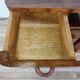 Art Decò bedside tables in walnut burl