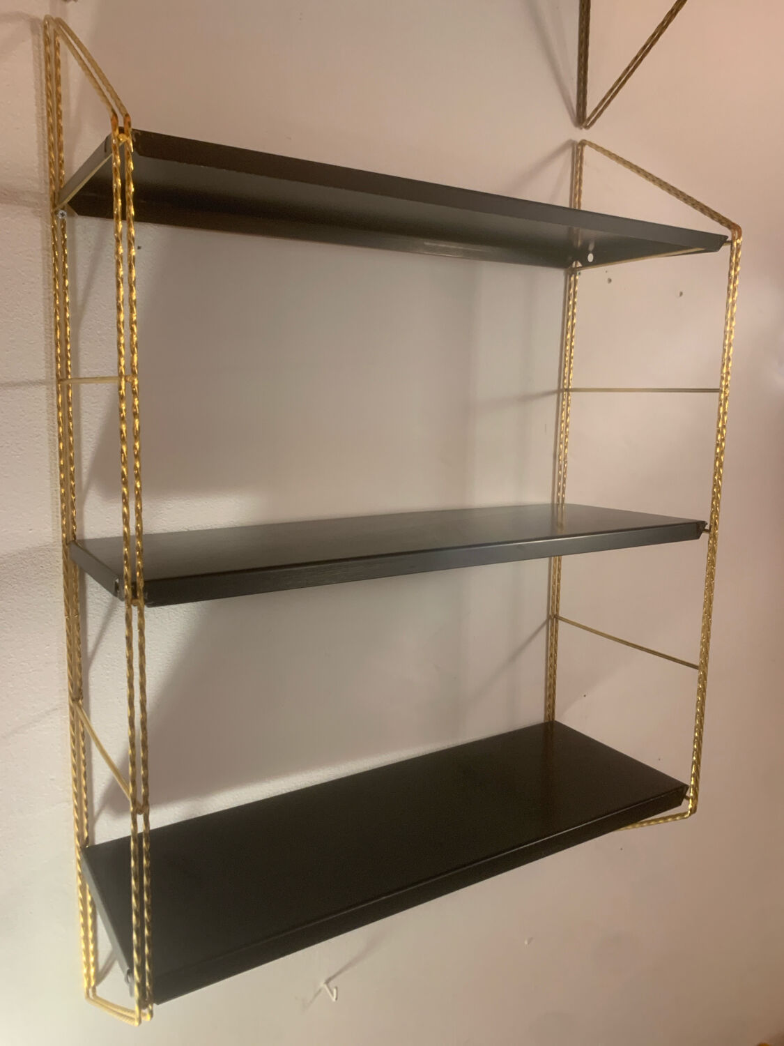 Vintage metal wall shelf