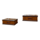 Scandinavian vintage teak bedside tables from the 1960s.