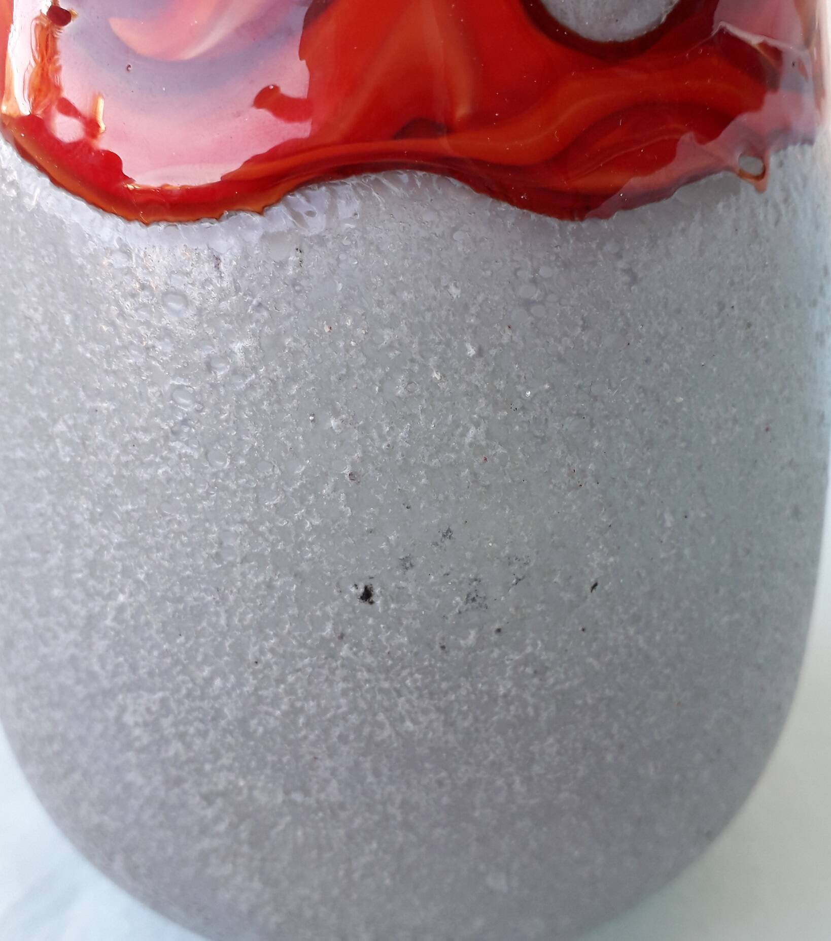 Treasure of the Galleon glass vase