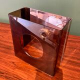 Wall lamp in smoked plexiglass