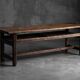 Wabi sabi farmhouse worktable, France, 19th century