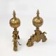 Large 20th Century Neo-Classical Copper Firebucks, France, 1940, Set of 2