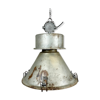 Industrial Polish Factory Pendant Lamp from Predom Mesko, 1970s