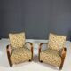 Paire de chaises longues H269 de Jindřich Halabala, années 1930