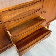 1960s Vintage Large Minimalistic Mid-Century Teak Sideboard
