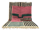 Traditional handwoven Berber rug, size 145 x 255 cm