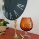 Coupe en verre ambrée