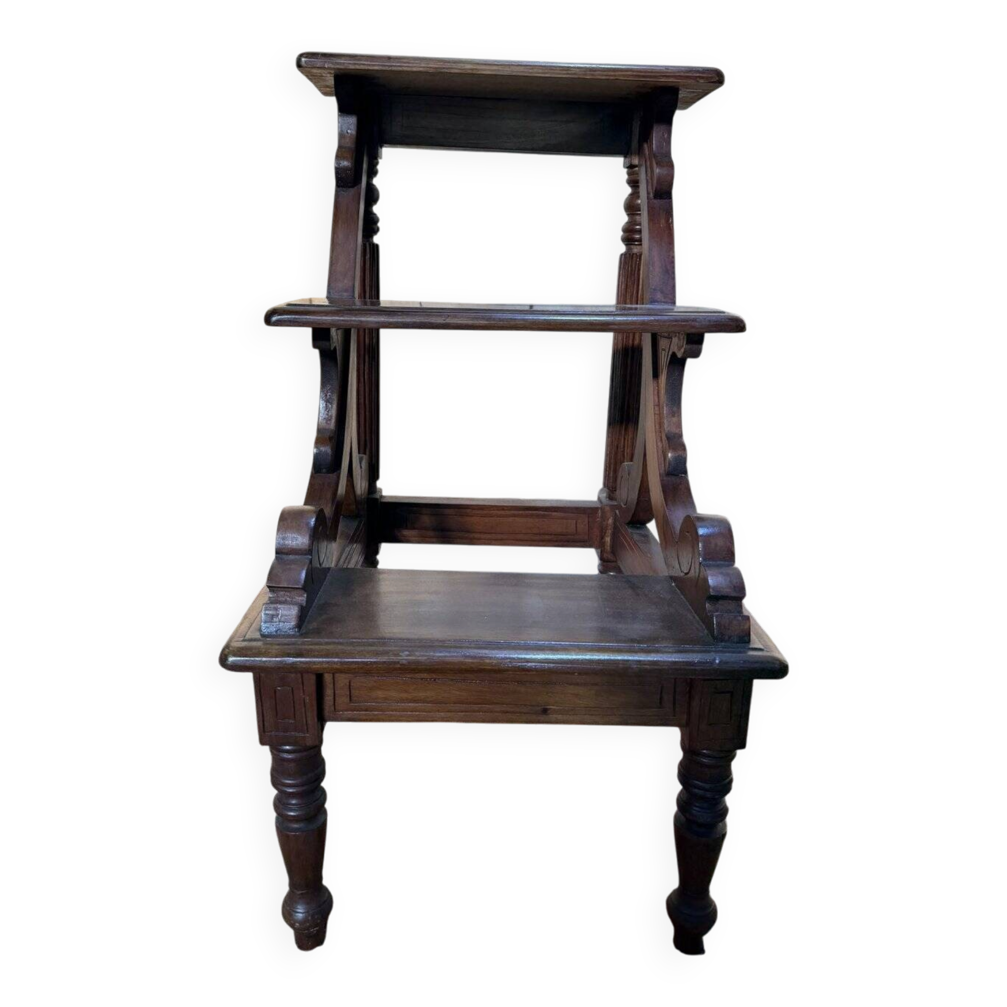 Library step ladder in English style