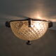 Cut glass ceiling lamp / vintage