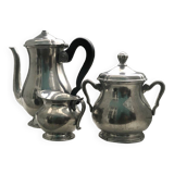 Pewter tea set