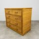 Commode rotin vintage