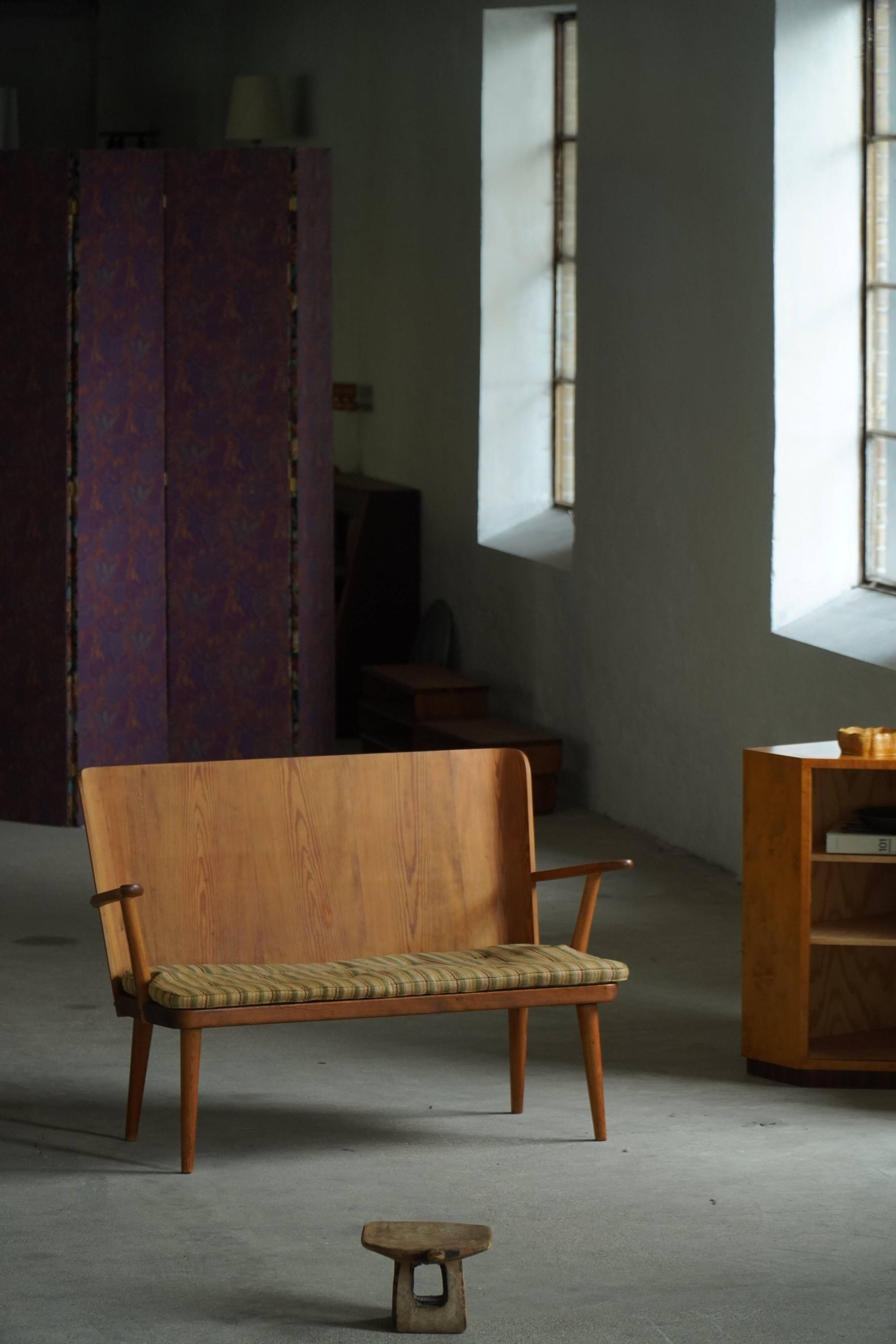 Göran Malmvall, canapé / bench in pine "Swedish Fir" for Karl Andersson & Söner, 1950s