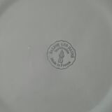 10 Assiettes plates vintage forme poisson