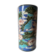Umbrella holder ceramic a decoration of lotus