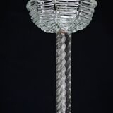 Luxury Barovier & Toso chandelier, Murano Pulegoso glass, 1950s