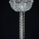 Luxury Barovier & Toso chandelier, Murano Pulegoso glass, 1950s