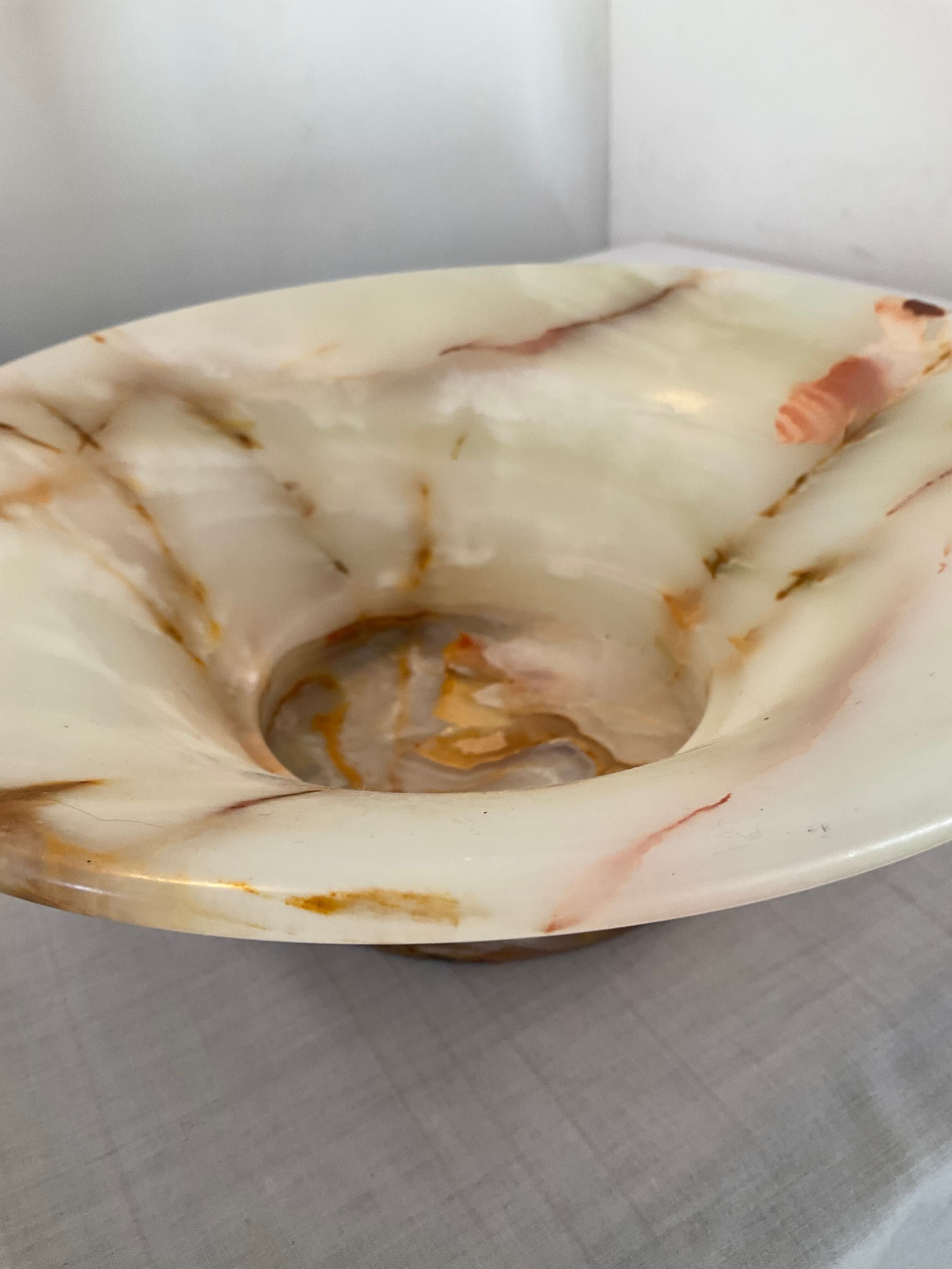 Vide pocket alabaster cup from the 70s