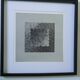 Tableau Vintage Art Optique - Victor Vasarely - Frame 40x40cm