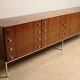 Vintage sideboard by Luigi Bartolini in rosewood and chrome metal, 1960