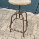 Set of two industrial style stools