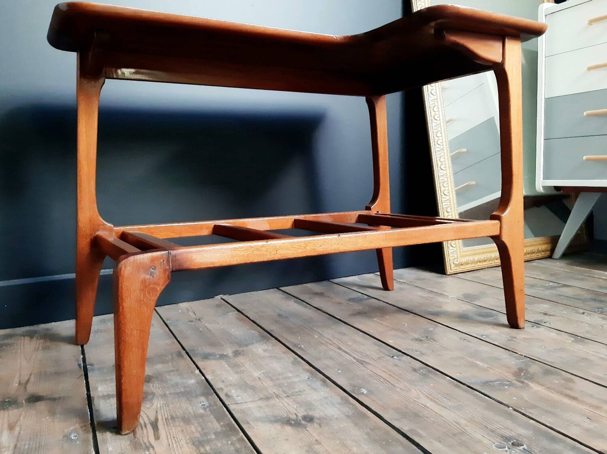 Vintage coffee table, antique Danish furniture