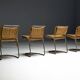 Leather & Steel Dining Chair by Raymond Rombouts, Belgium, 20th century