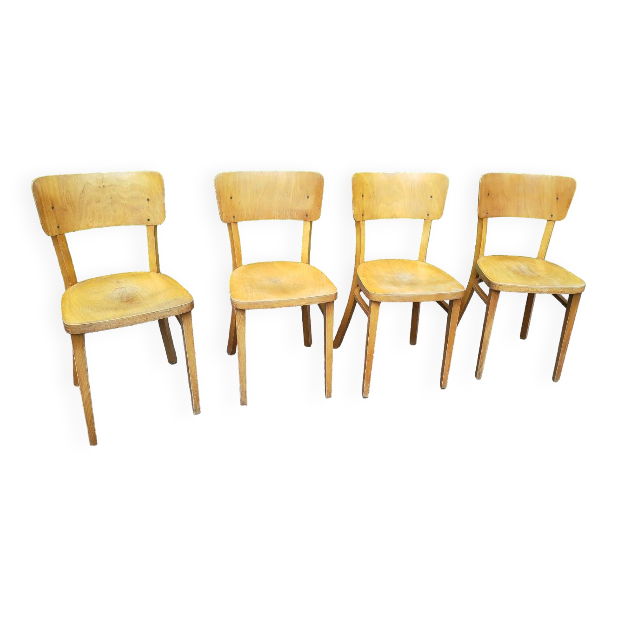 Set of 4 Thonet bistro chairs
