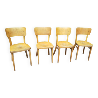 Set of 4 Thonet bistro chairs