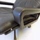 Strässel King chair brown leather armchair by Andre Vandenbeuck for WK