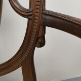 George III Mahogany armchair attributed to William and John Linnell circa 1775