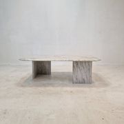 Table basse en marbre italien années 1970