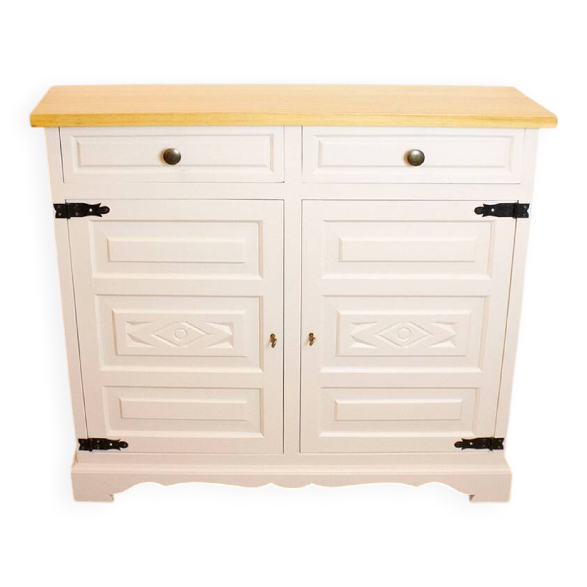 Castilian Style Narrow Dresser, Spain, 1940s