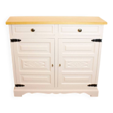 Commode étroite de style castillan, Espagne, années 1940