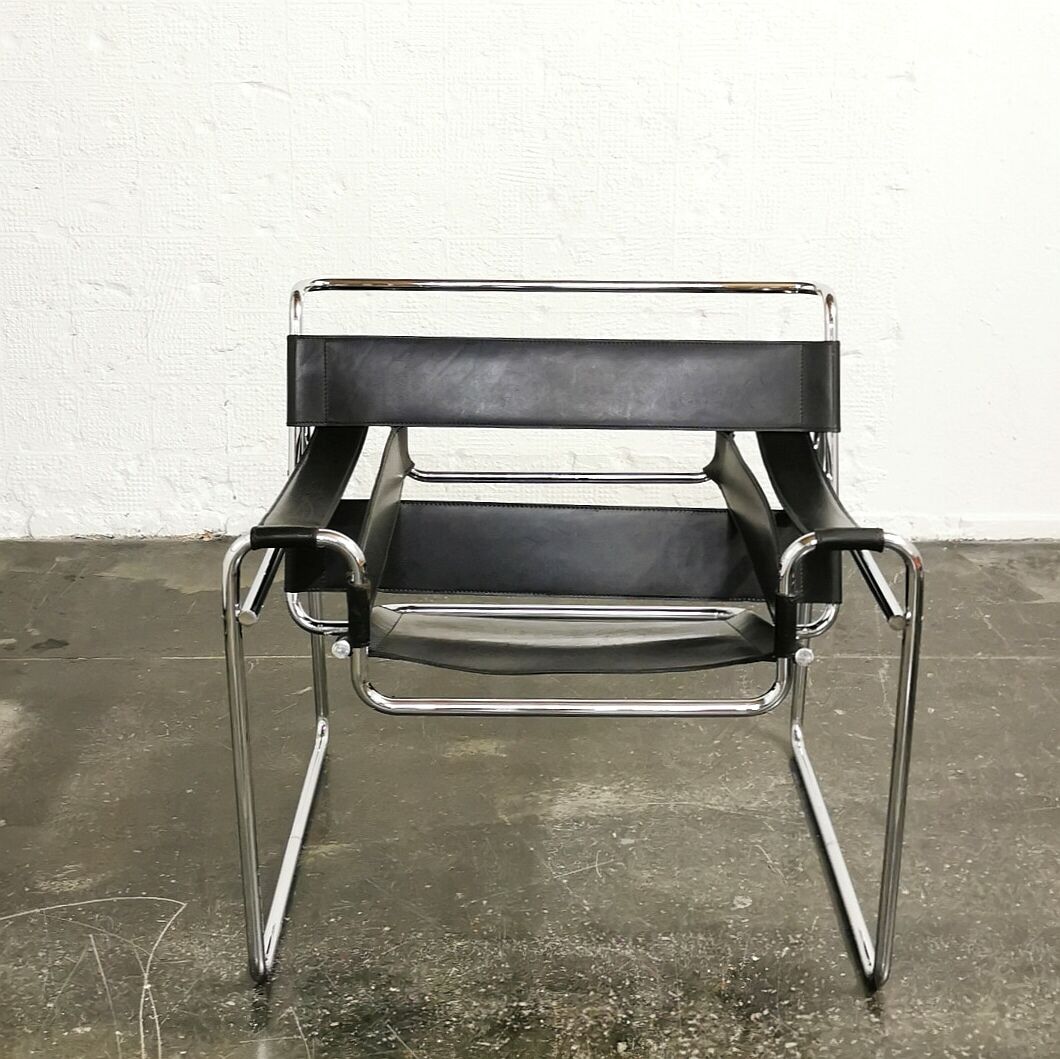 Armchair Wassily by Marcel Breuer, Habitat, 1970