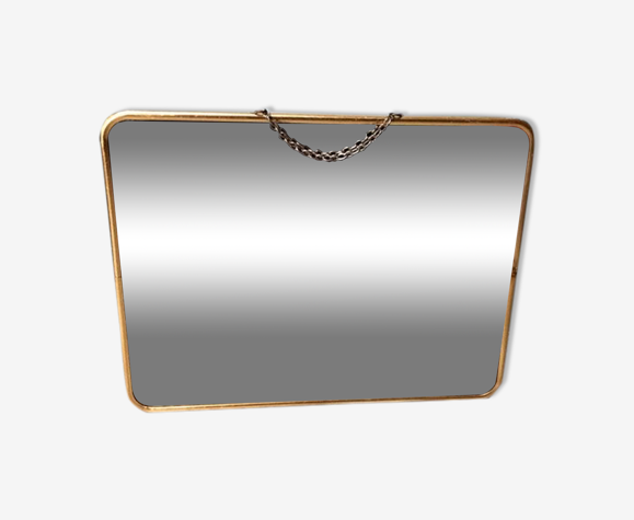 Miroir de barbier ancien 24x30cm